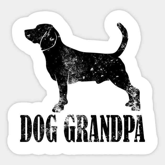 Beagles Dog Grandpa Sticker by AstridLdenOs